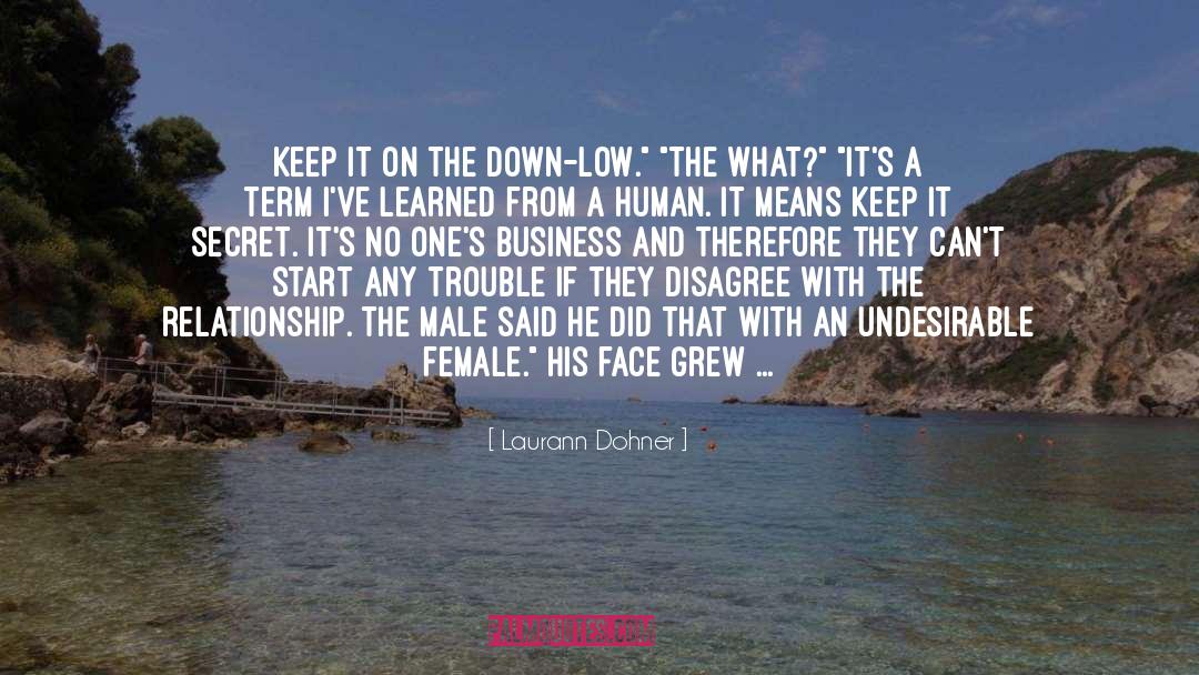 Male Female Relationships quotes by Laurann Dohner
