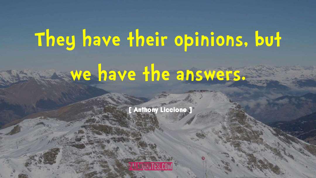 Male Point Of View quotes by Anthony Liccione