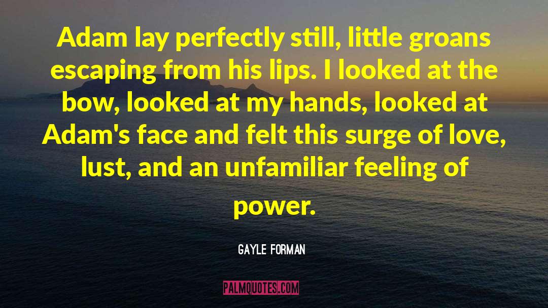 Male Power quotes by Gayle Forman