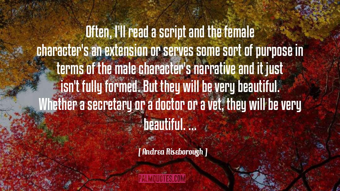 Male Privledge quotes by Andrea Riseborough