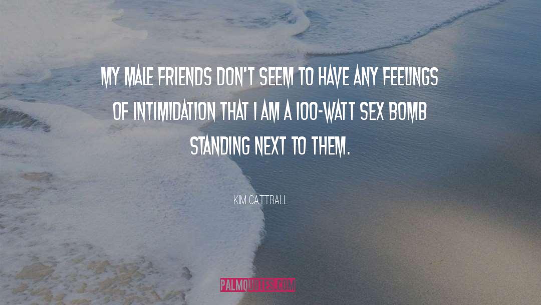 Male quotes by Kim Cattrall