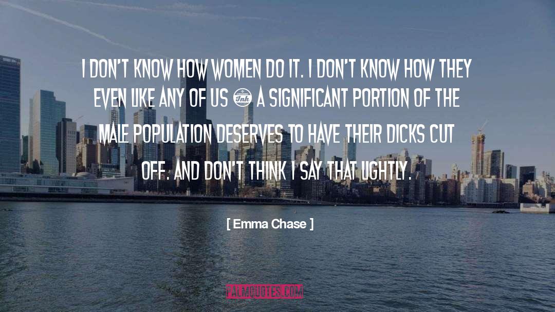 Male Sexuality quotes by Emma Chase