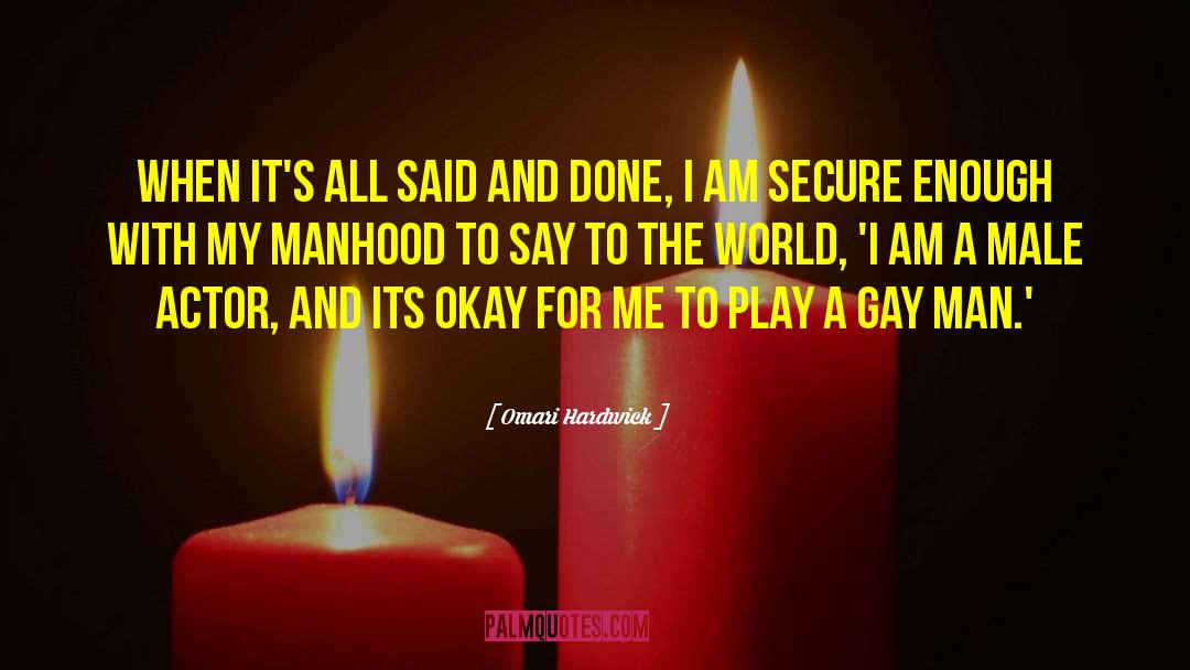 Male Survivor quotes by Omari Hardwick