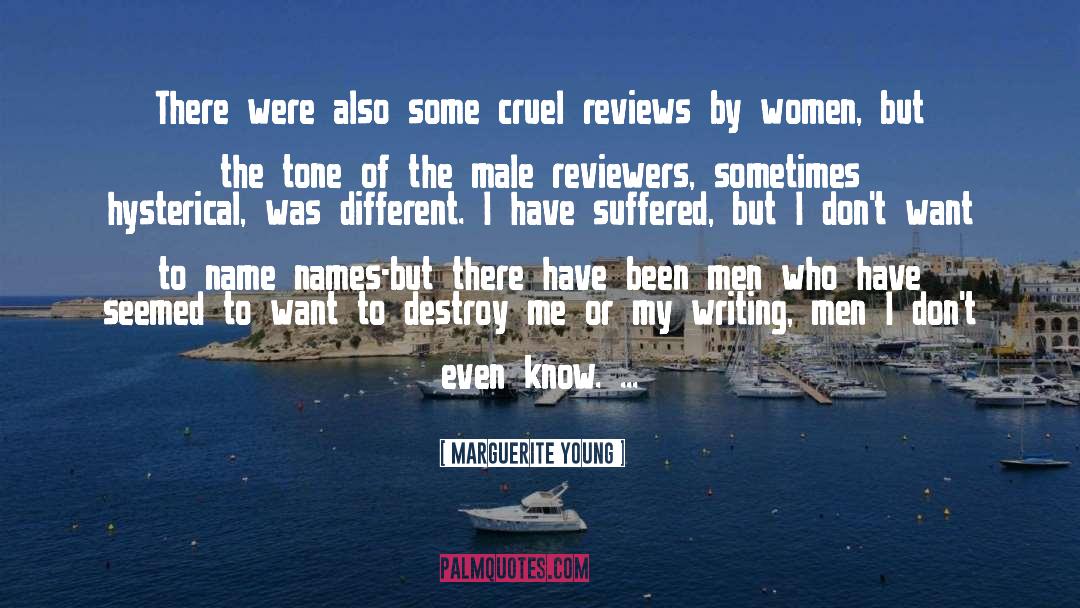 Male Survivor quotes by Marguerite Young