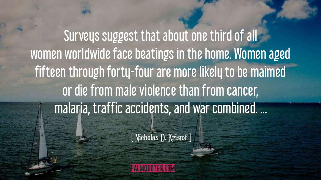 Male Violence quotes by Nicholas D. Kristof