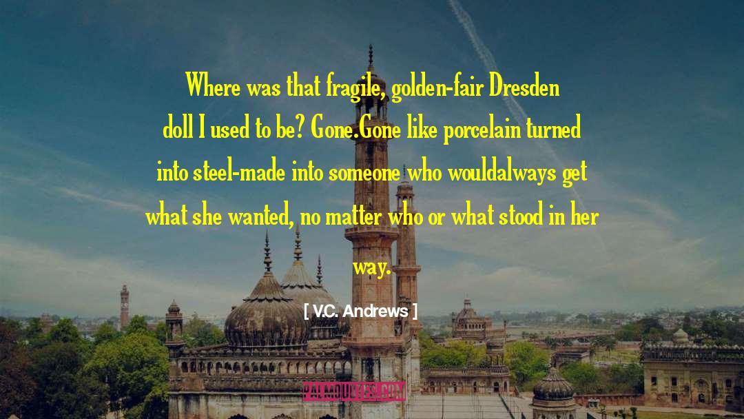 Malecot Porcelain quotes by V.C. Andrews