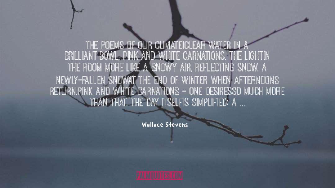 Malecot Porcelain quotes by Wallace Stevens