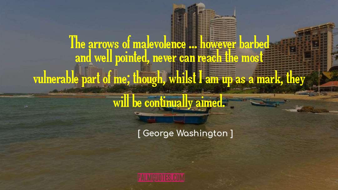 Malevolence quotes by George Washington