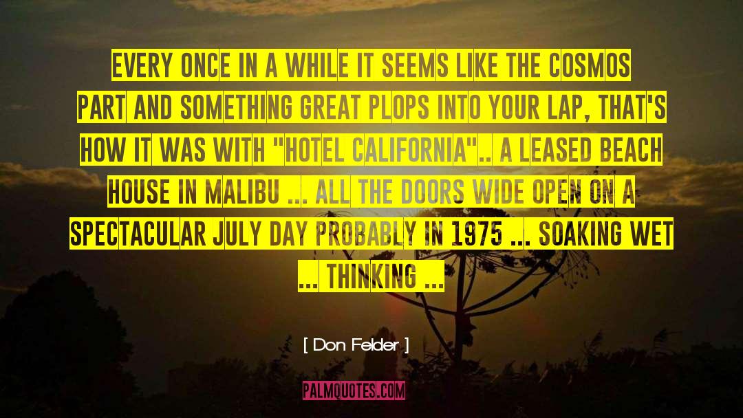 Malibu quotes by Don Felder