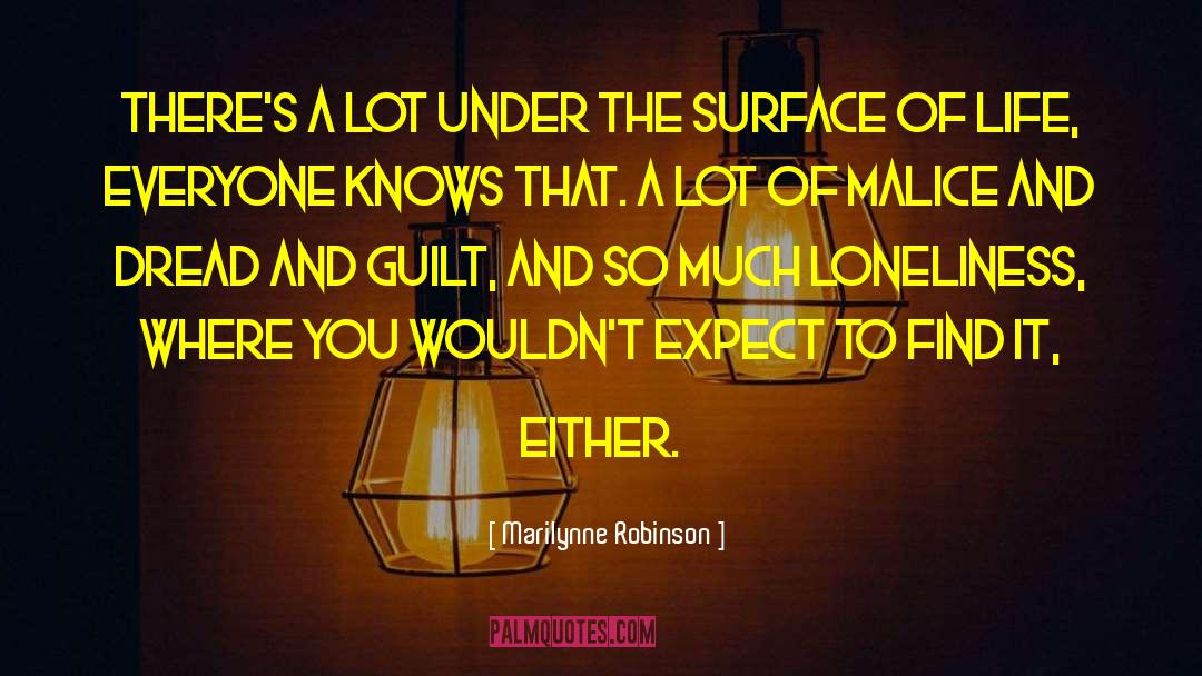 Malice Of Fortune quotes by Marilynne Robinson