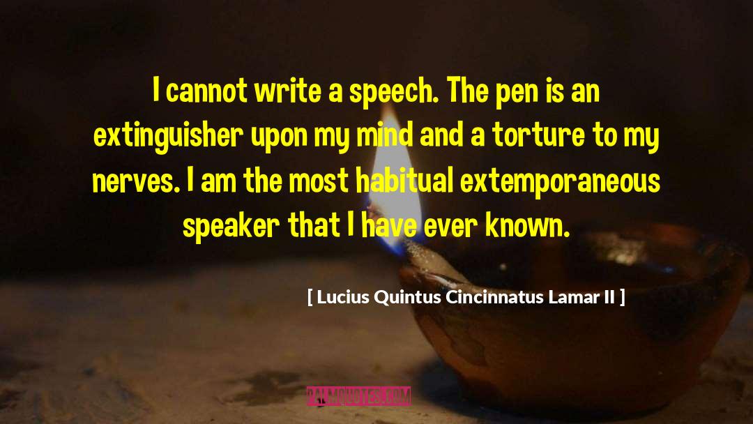 Malignant Ii quotes by Lucius Quintus Cincinnatus Lamar II