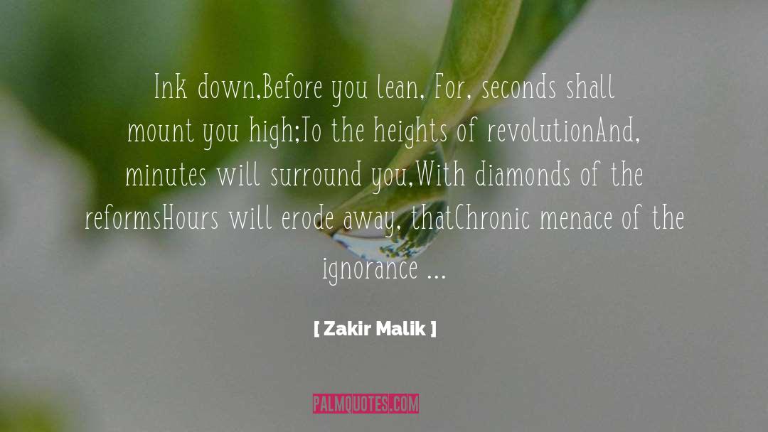 Malik quotes by Zakir Malik