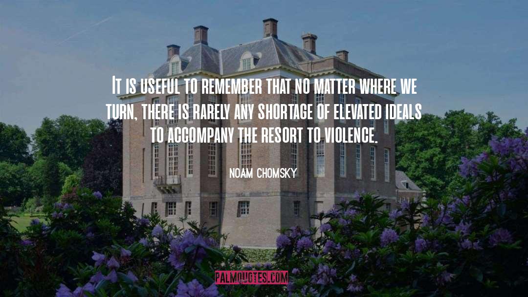 Malinga Resort quotes by Noam Chomsky