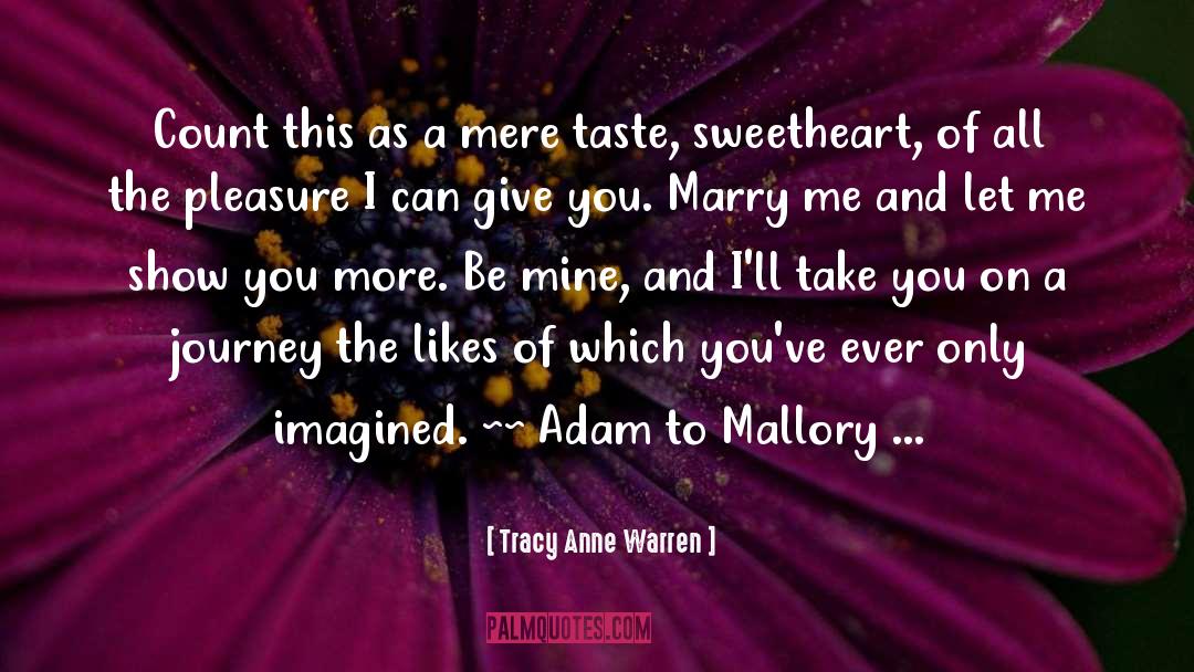 Mallory Carmichael quotes by Tracy Anne Warren