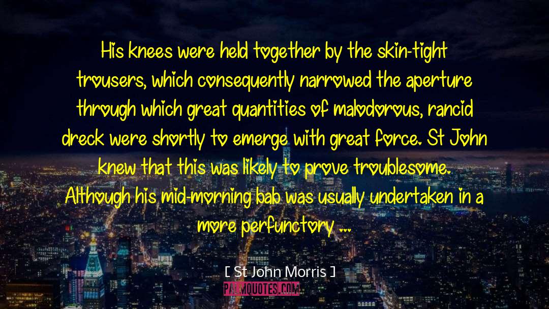 Malodorous quotes by St John Morris