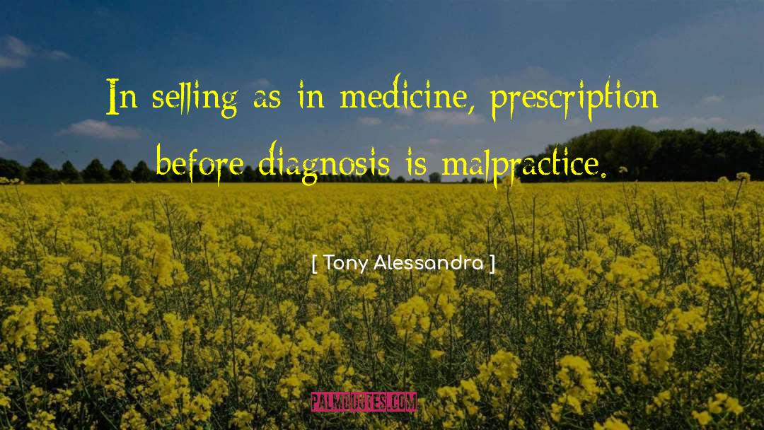 Malpractice quotes by Tony Alessandra