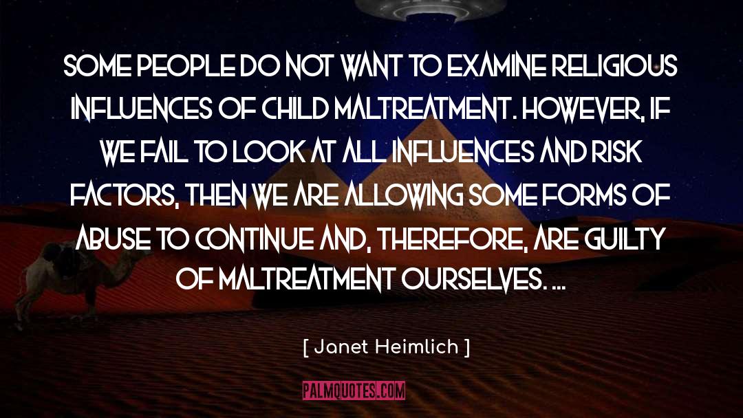 Maltreatment quotes by Janet Heimlich