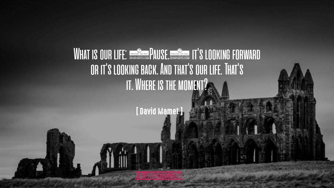 Mamet quotes by David Mamet