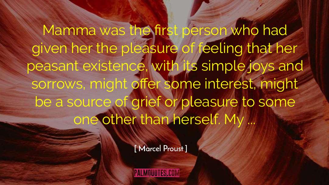 Mamma quotes by Marcel Proust