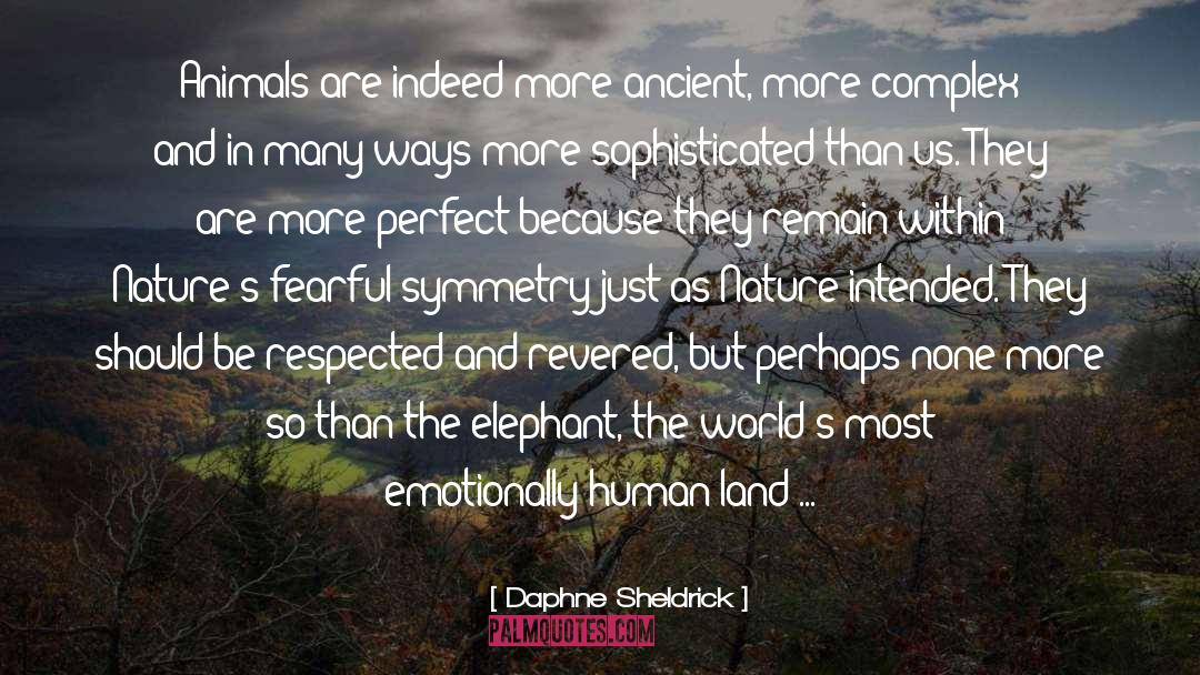 Mammal quotes by Daphne Sheldrick