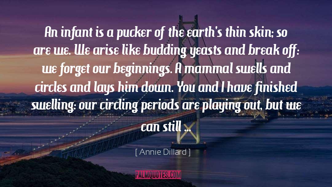 Mammal quotes by Annie Dillard