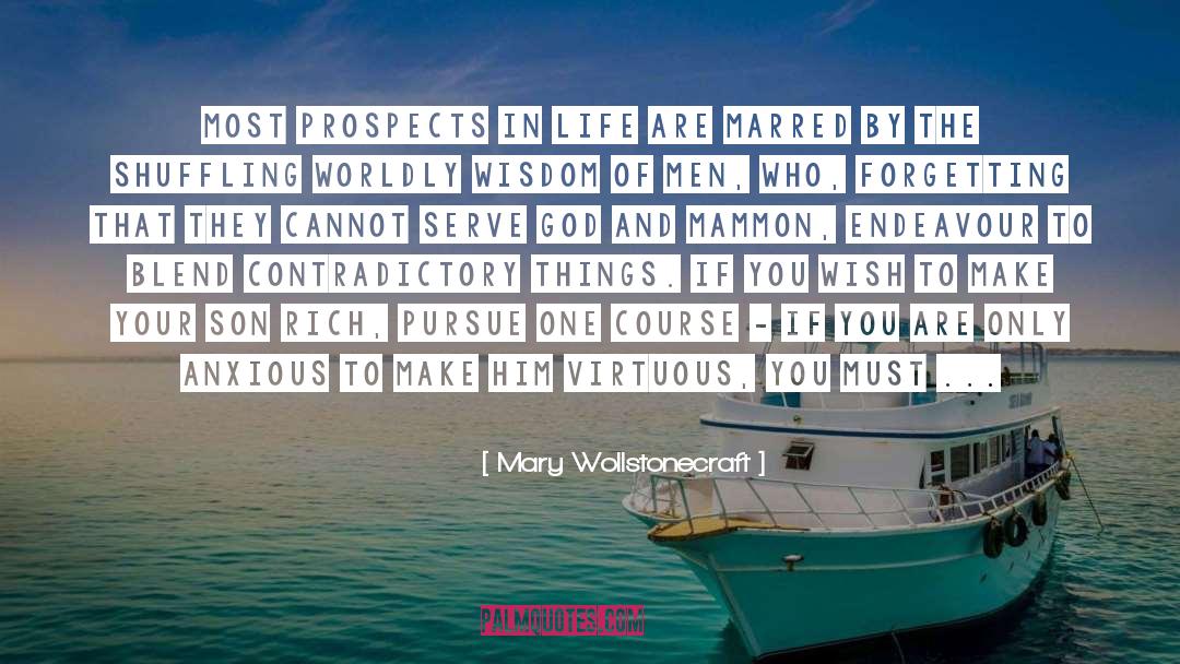 Mammon quotes by Mary Wollstonecraft