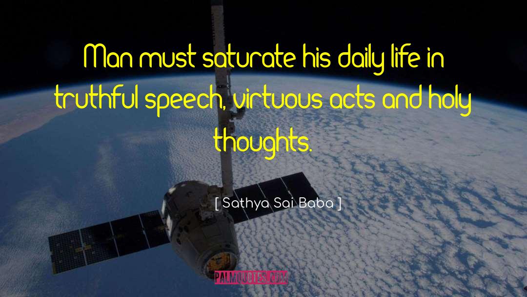 Man And Water quotes by Sathya Sai Baba