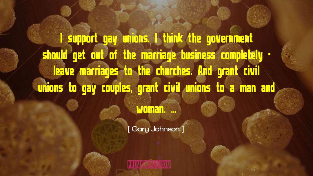 Man And Woman quotes by Gary Johnson