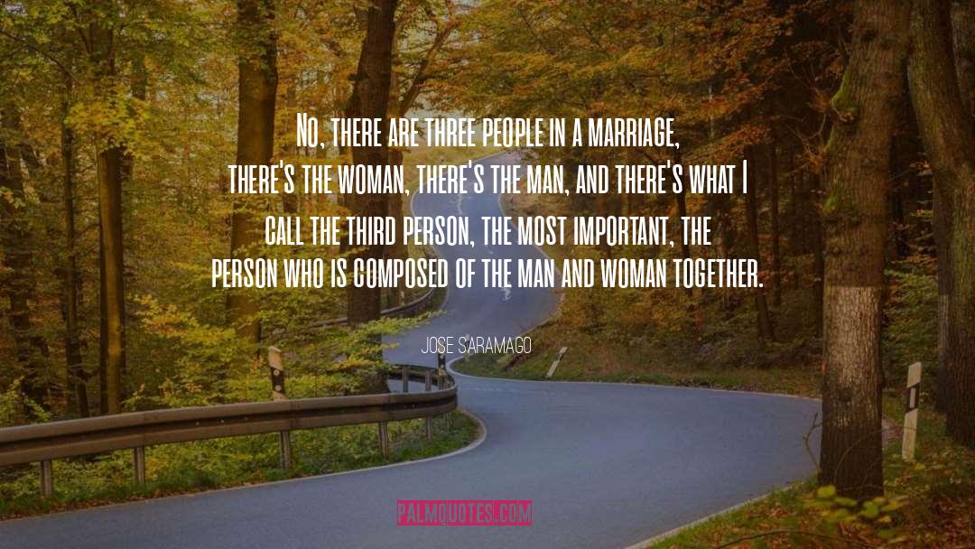 Man And Woman quotes by Jose Saramago