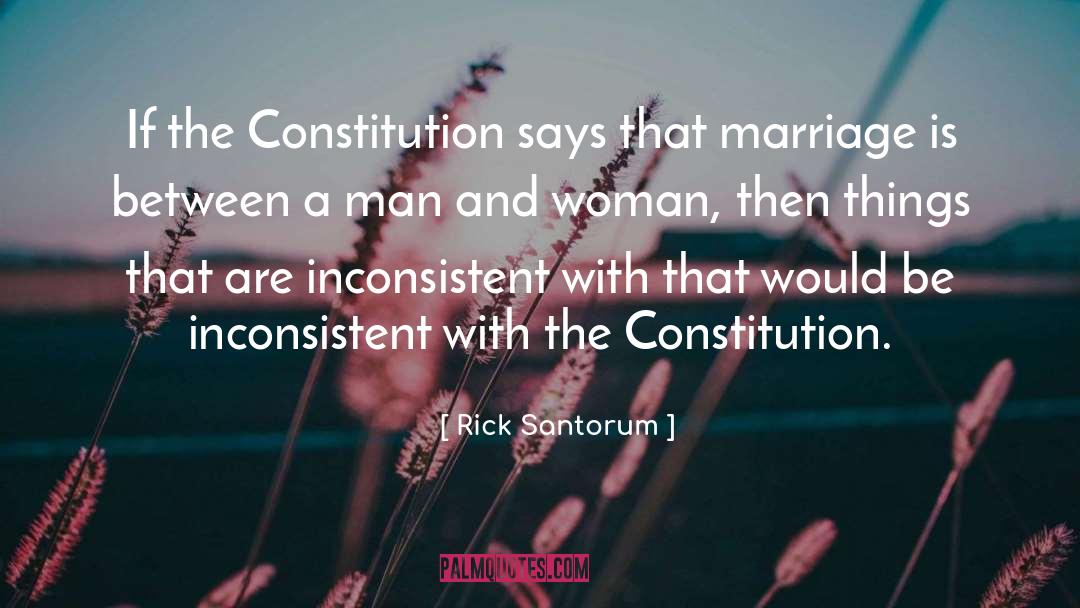 Man And Woman quotes by Rick Santorum
