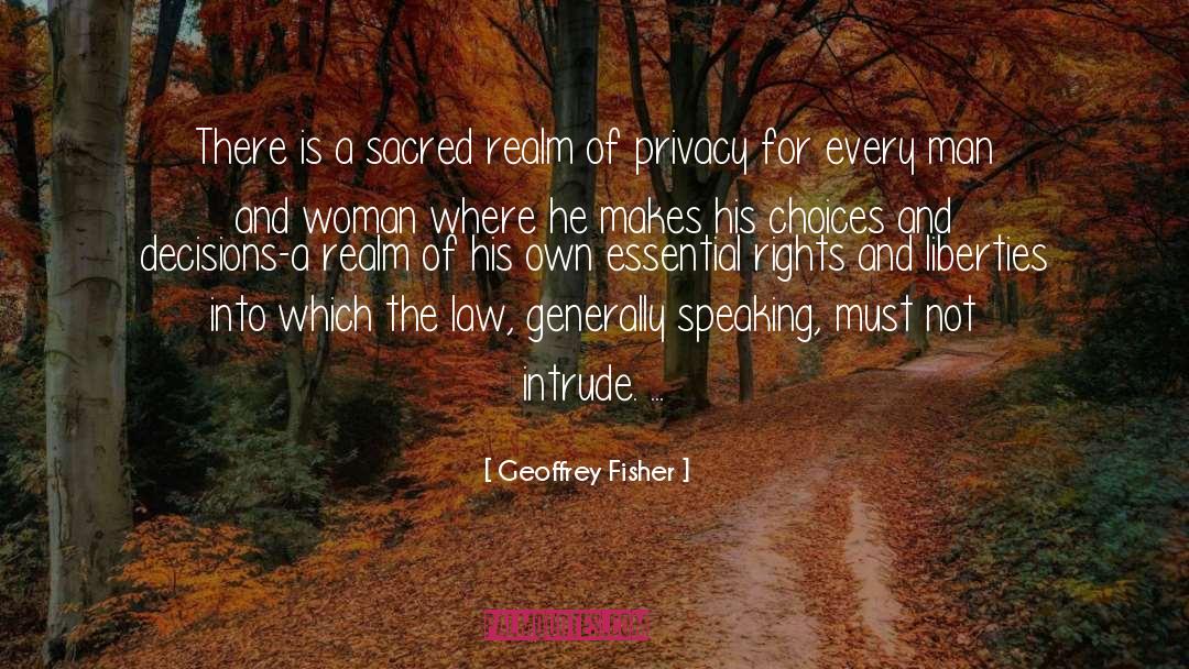 Man And Woman quotes by Geoffrey Fisher