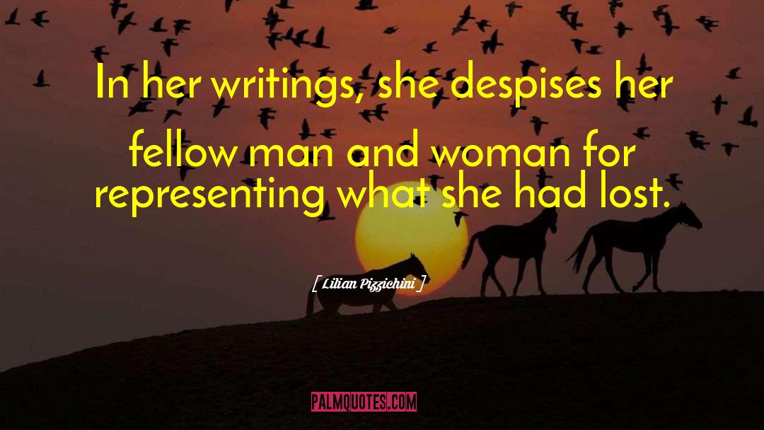 Man And Woman quotes by Lilian Pizzichini