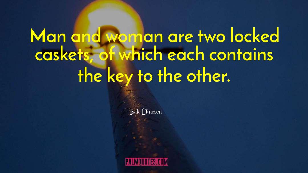Man And Woman quotes by Isak Dinesen