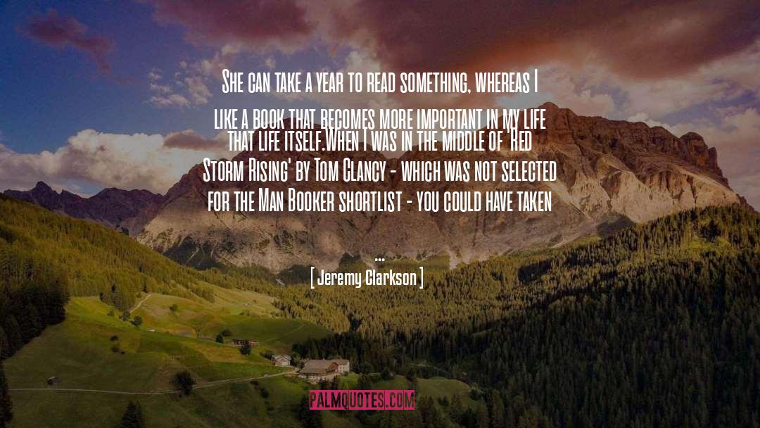 Man Booker quotes by Jeremy Clarkson