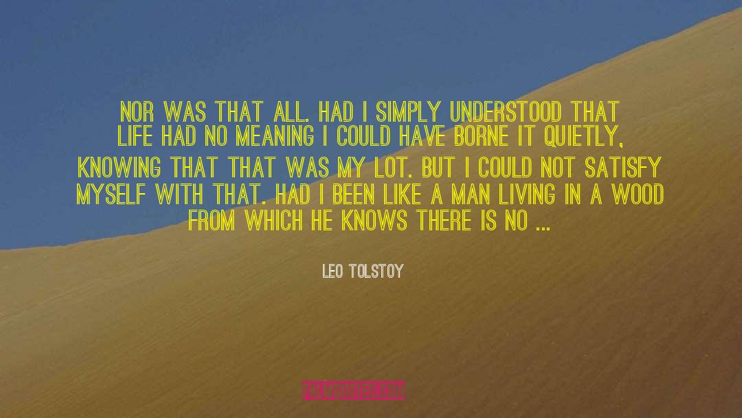 Man In Black quotes by Leo Tolstoy