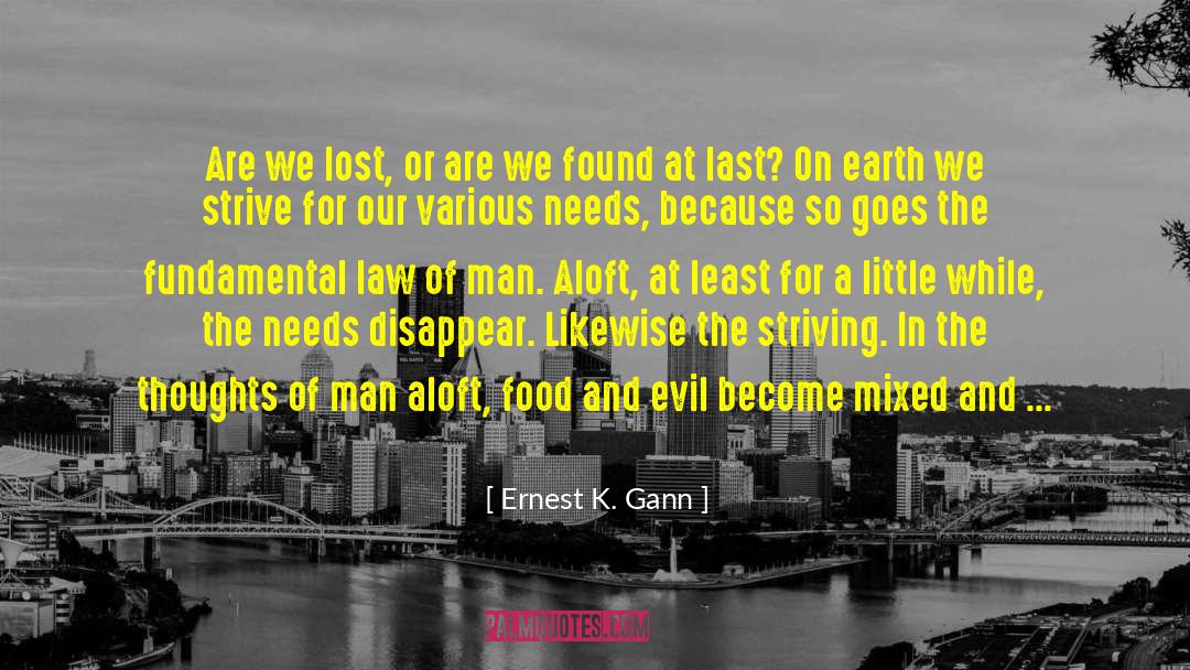 Man In Black quotes by Ernest K. Gann