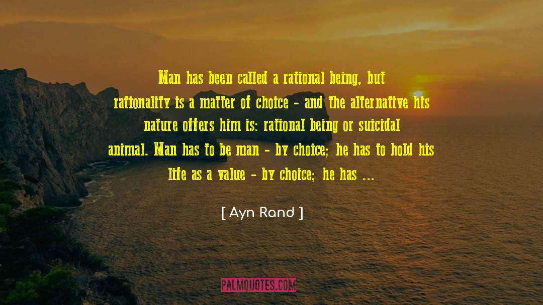 Man Nature Mind Majesty Force quotes by Ayn Rand