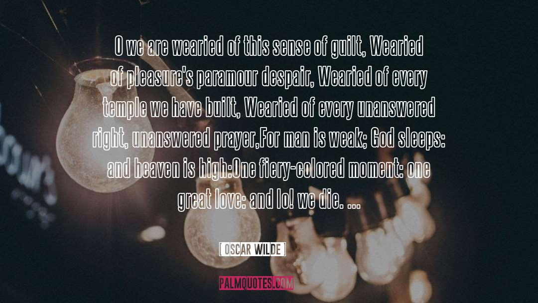 Man O War quotes by Oscar Wilde