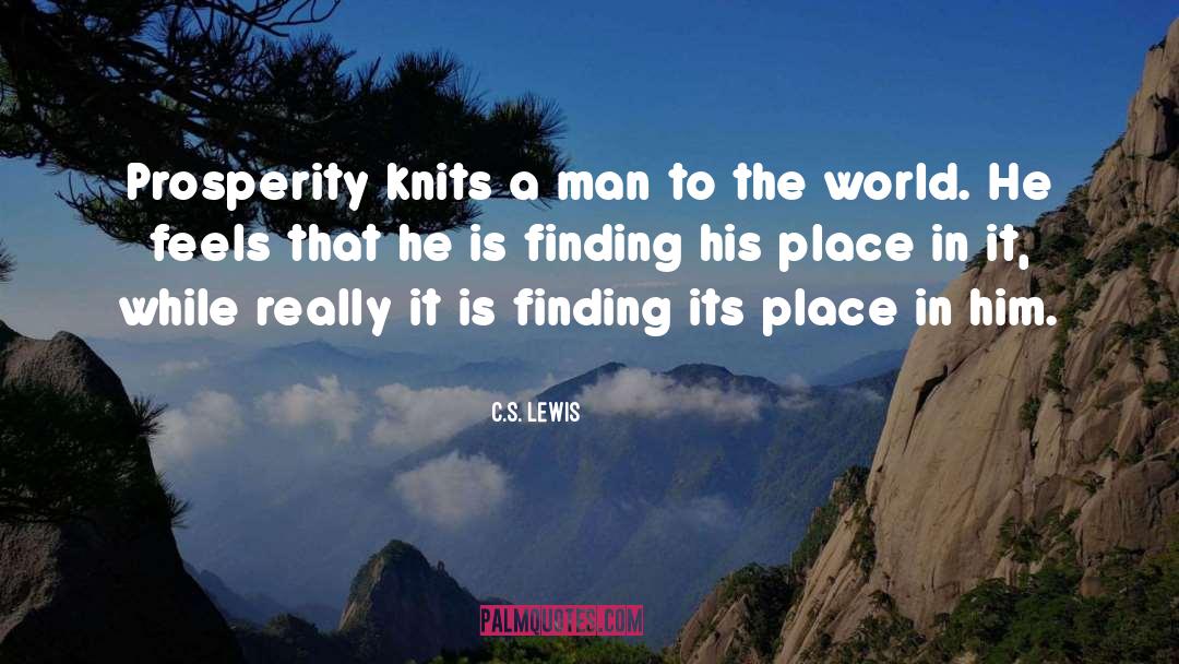 Man S Place In Nature quotes by C.S. Lewis