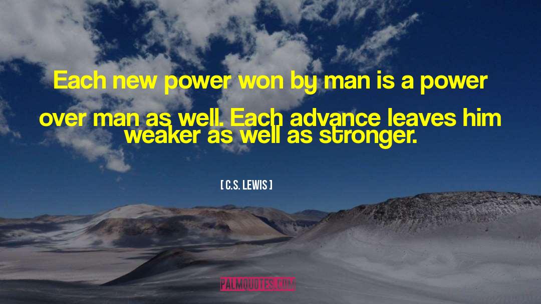 Man S World quotes by C.S. Lewis