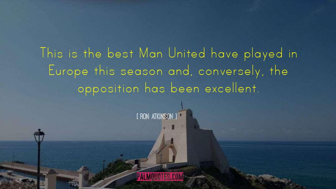 Man United quotes by Ron Atkinson