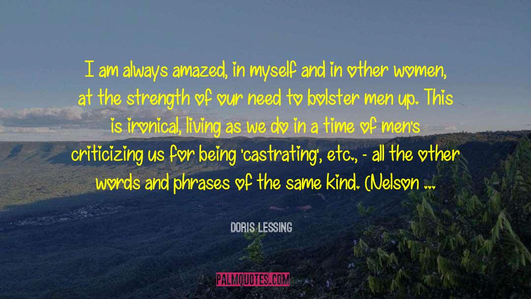 Man Up quotes by Doris Lessing