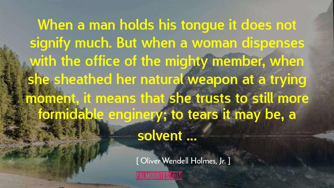 Man Woman Communication quotes by Oliver Wendell Holmes, Jr.