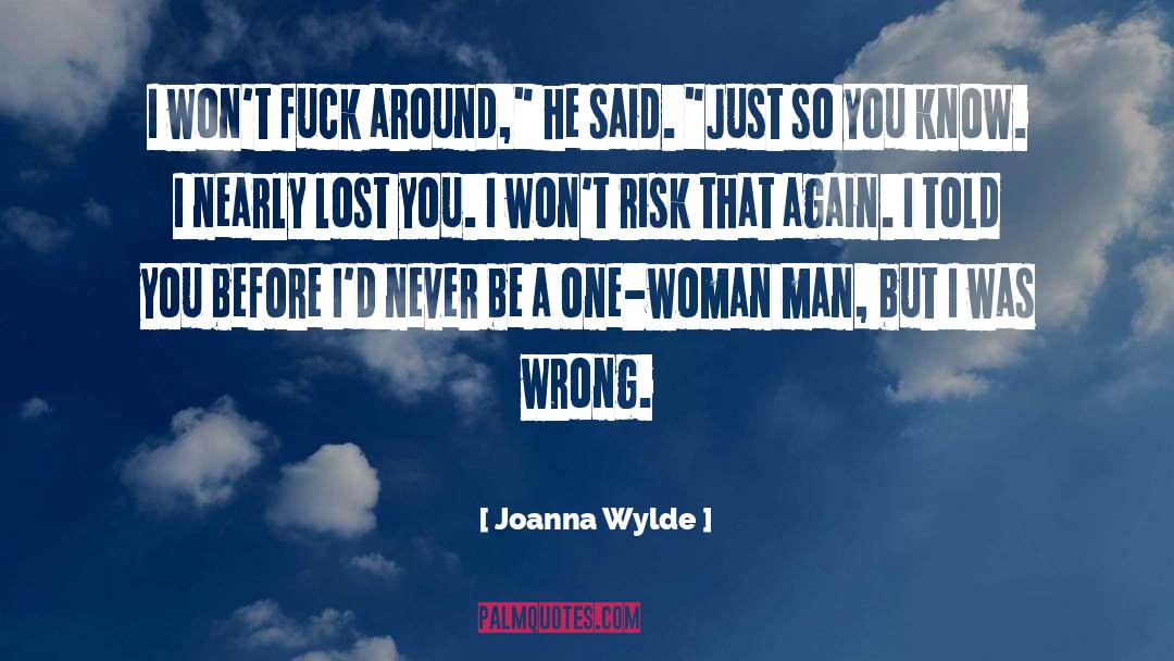Man Woman Communication quotes by Joanna Wylde
