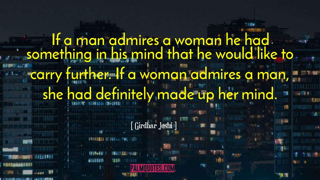 Man Woman quotes by Girdhar Joshi
