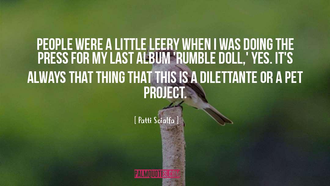 Manage A Project quotes by Patti Scialfa