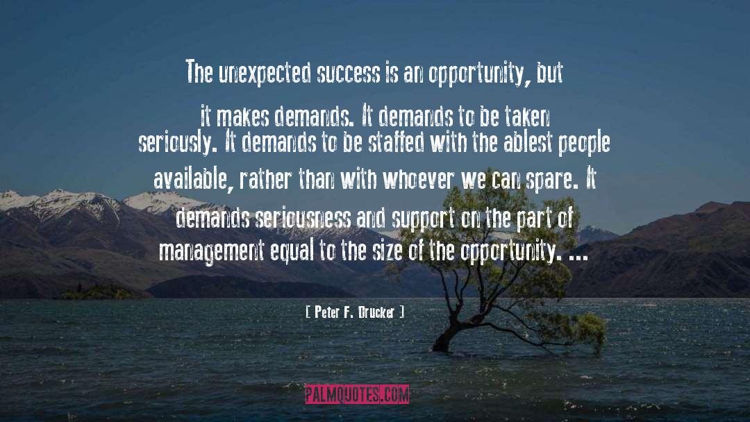 Management Of Failure quotes by Peter F. Drucker