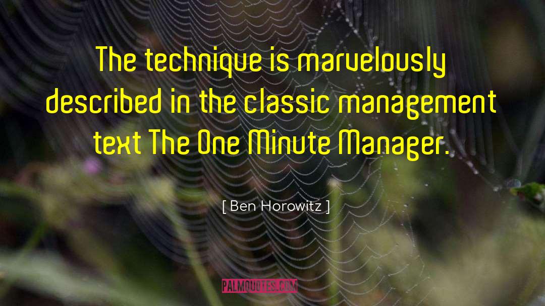 Management Styles quotes by Ben Horowitz