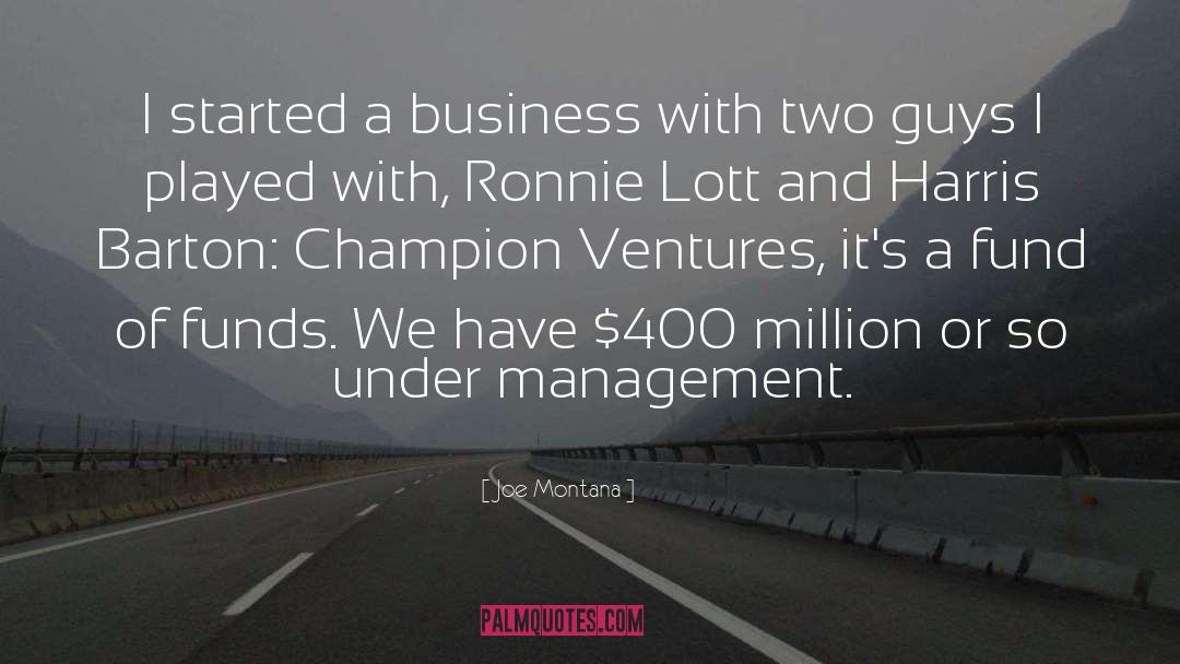 Management Vs Leadership quotes by Joe Montana