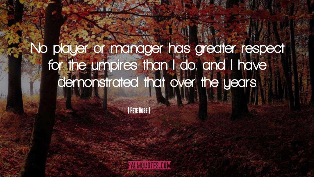 Manager Quote quotes by Pete Rose